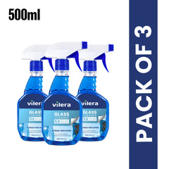 Vilera — Glass Cleaner 500ML — Pack of 3