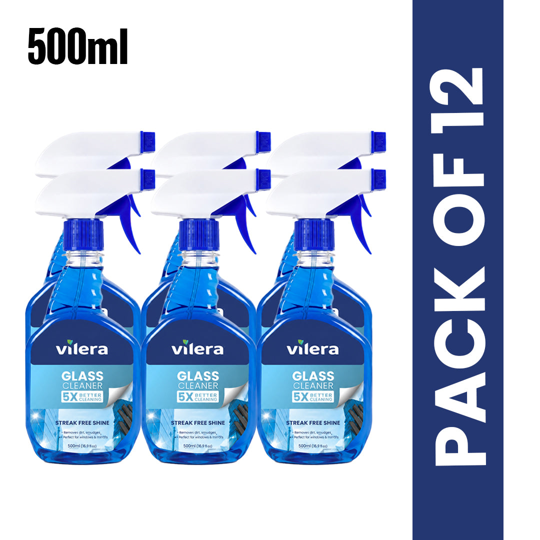 Vilera — Glass Cleaner 500ML — Pack of 12