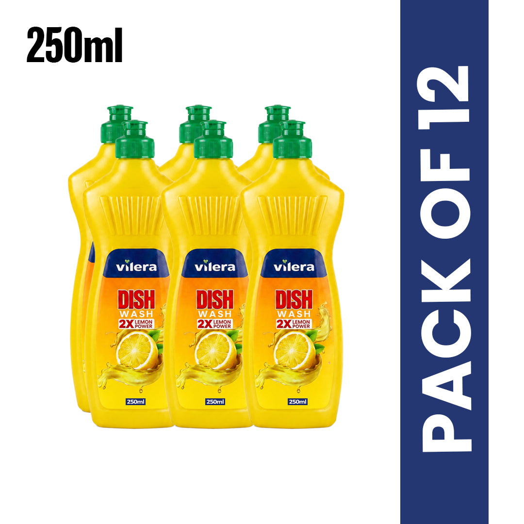 Vilera — Dish Wash Liquid 250ML — Pack 0f 12
