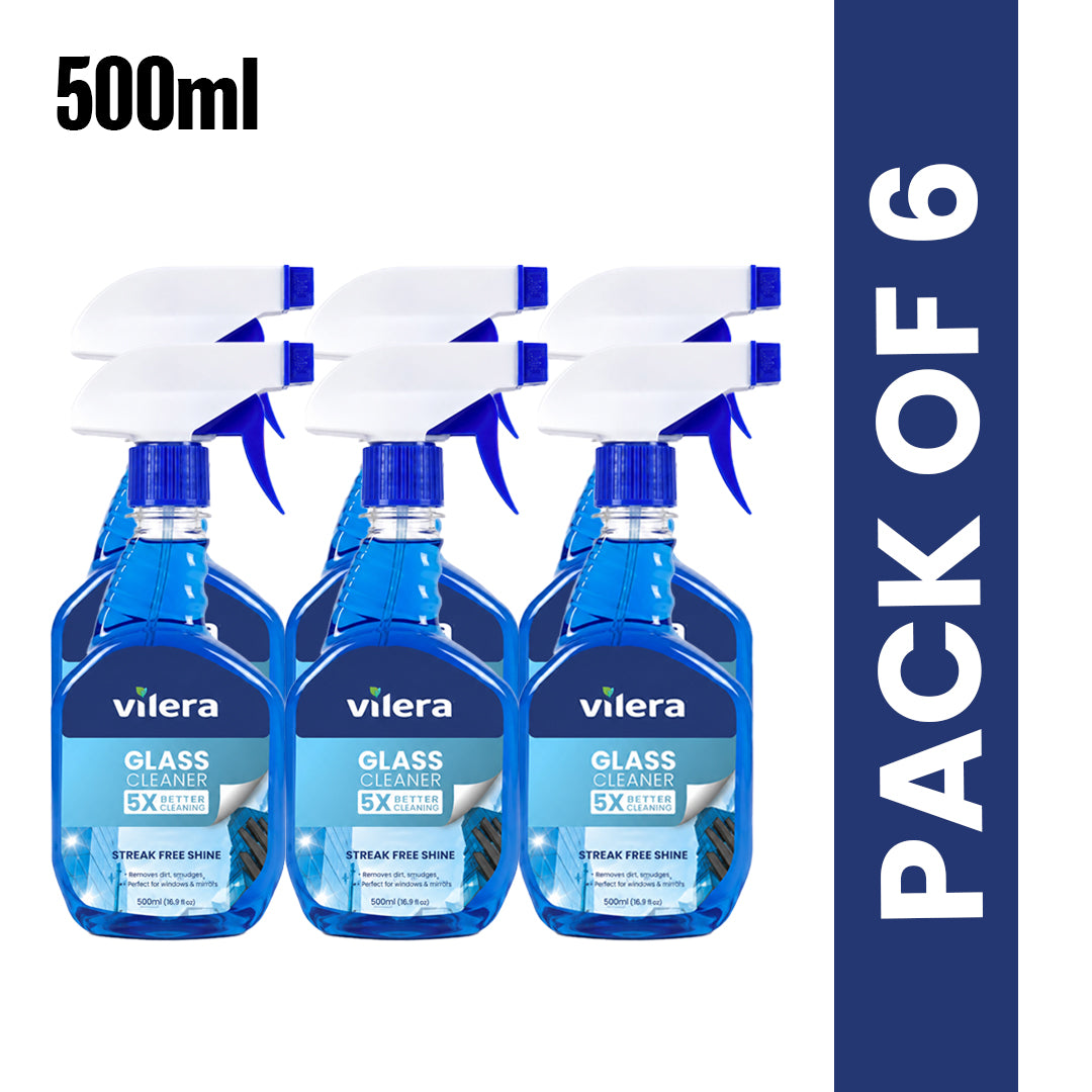 Vilera — Glass Cleaner 500ML — Pack of 6