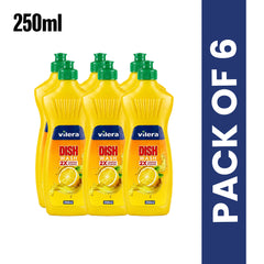 Vilera — Dish Wash Liquid 250ML — Pack 0f 6