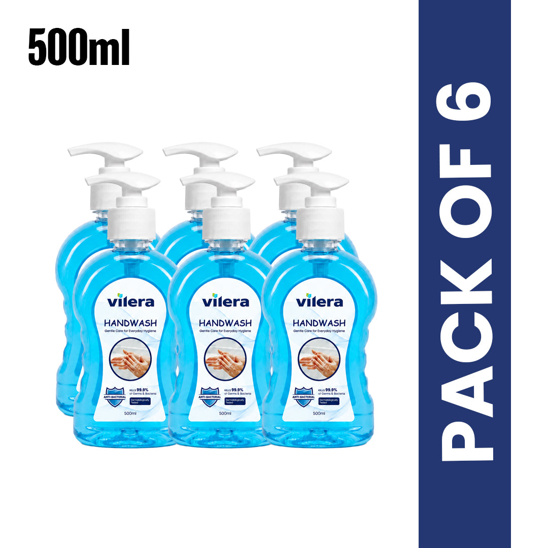 Vilera — Hand Wash Liquid 500ML — Pack of 6