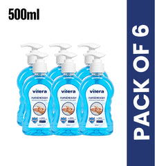 Vilera — Hand Wash Liquid 500ML — Pack of 6
