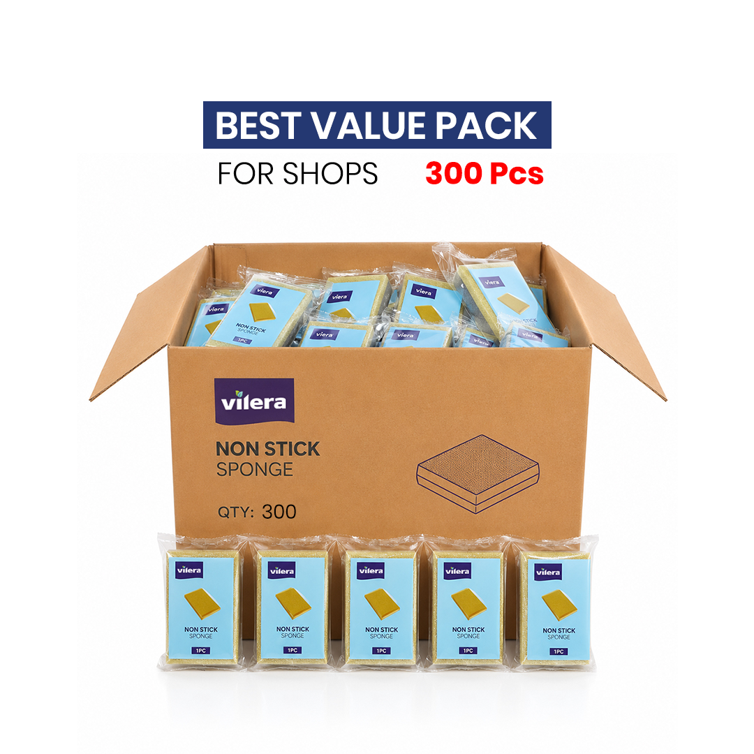 Vilera — Nonstick Sponges Carton of 300 Pcs