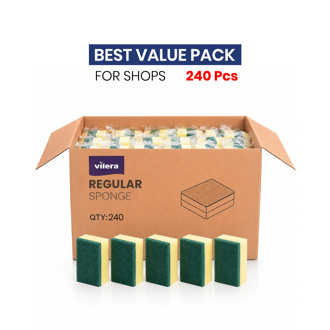 Vilera — Regular Sponges Carton of 240 Pcs