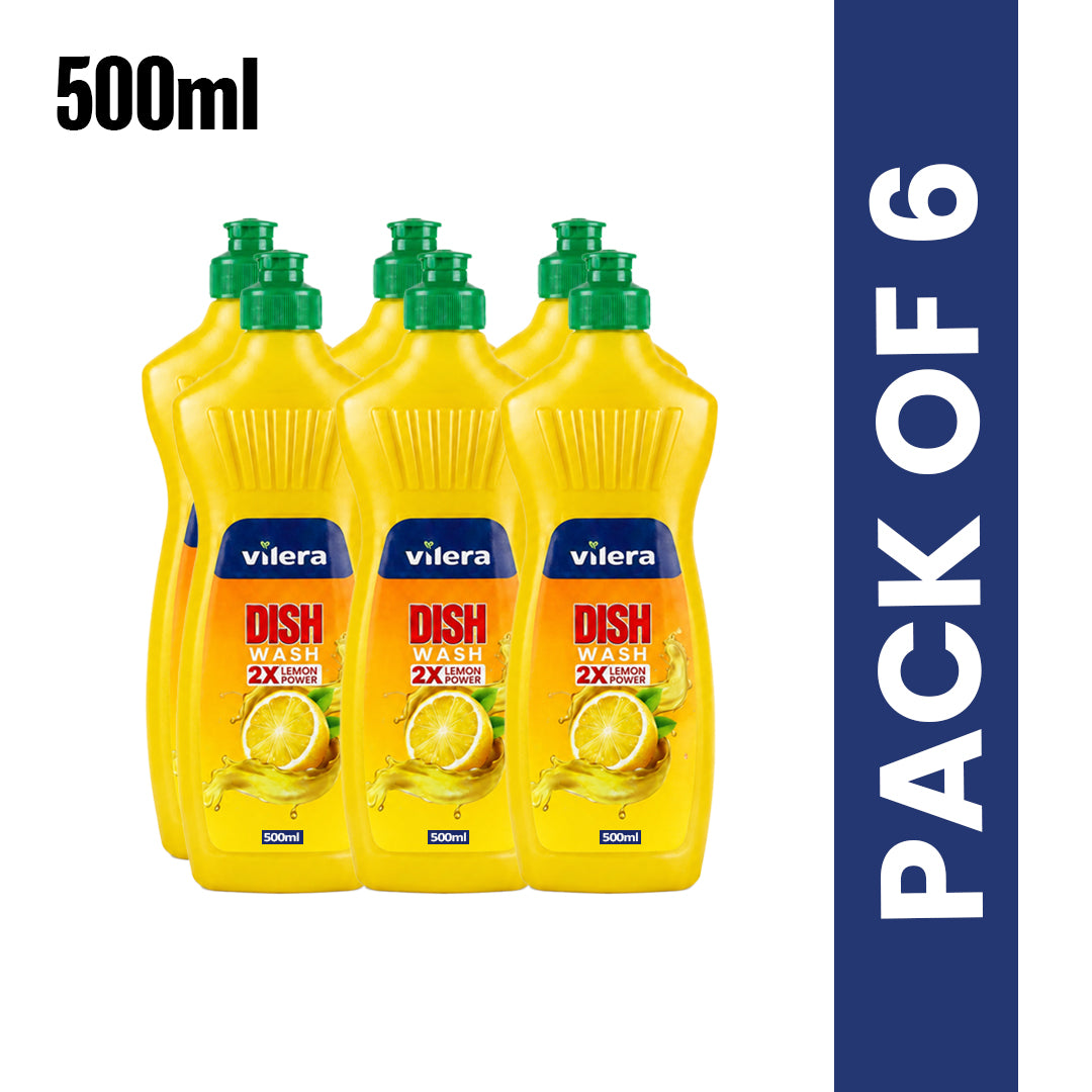 Vilera — Dish Wash Liquid 500ML — Pack 0f 6