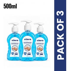Vilera — Hand Wash Liquid 500ML — Pack of 3