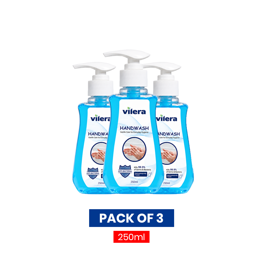 Vilera — Hand Wash Liquid 250ML — Pack of 3